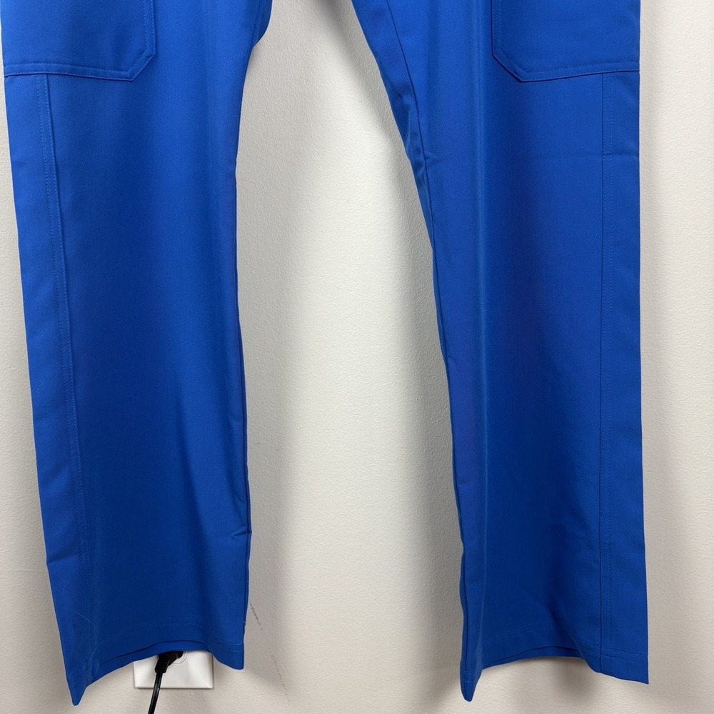 NEW Figs Cairo Cargo Scrub Pants Mens XL Blue Straight Leg Stretch Medical Nurse - Picture 7 of 14